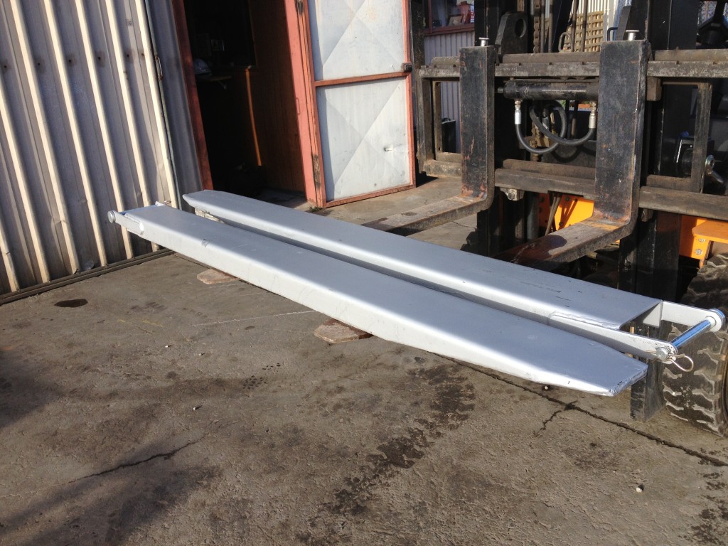 Melbourne Forklift Slipper Extensions Two Bay Forks