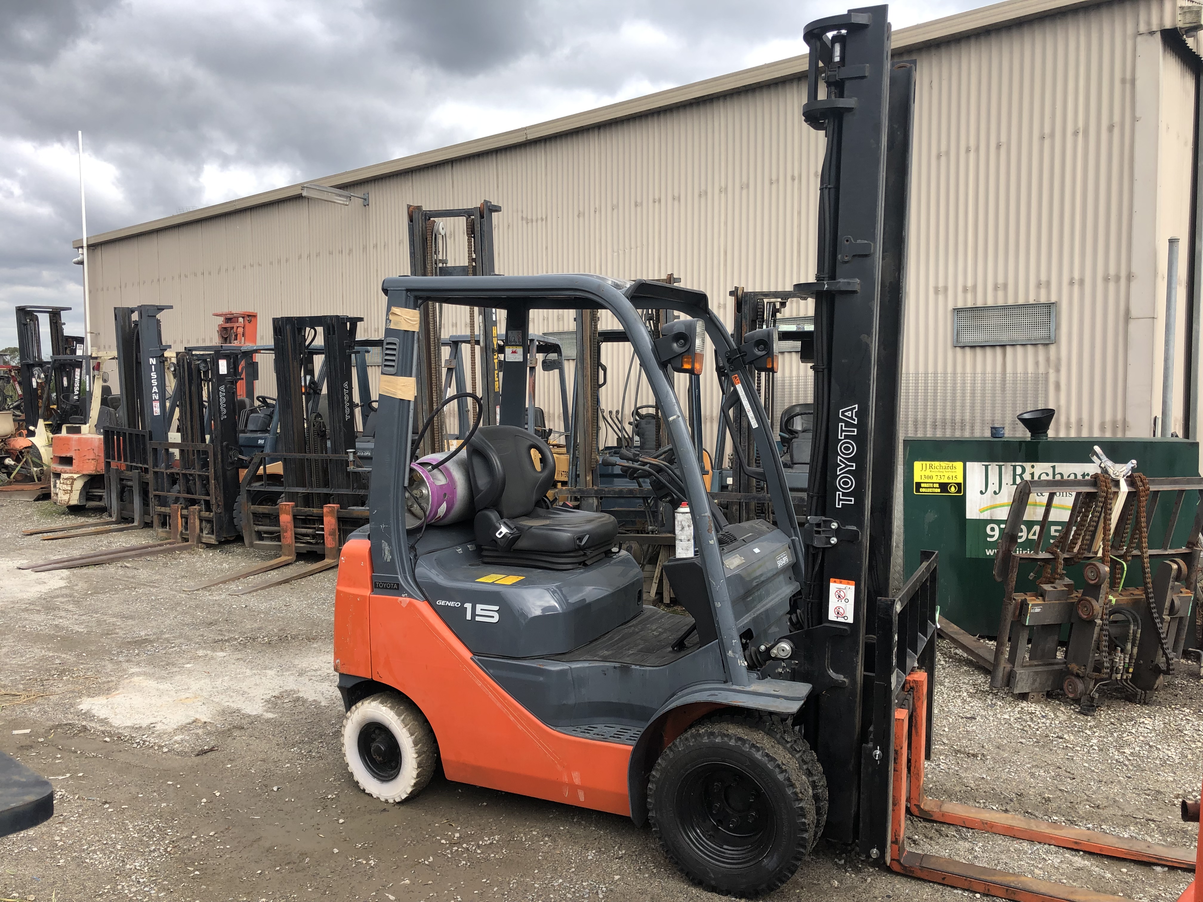 Toyota 8fg15 Dual Wheel 1 5 Ton Forklift Sales Hire Service In Melbourne